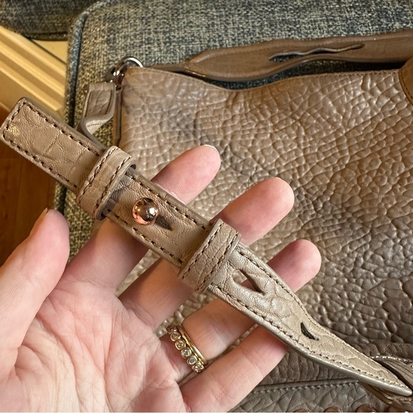 Pebbled Lambskin Darcy Hobo Tan Rose Gold Hardware - Picture 9 of 14